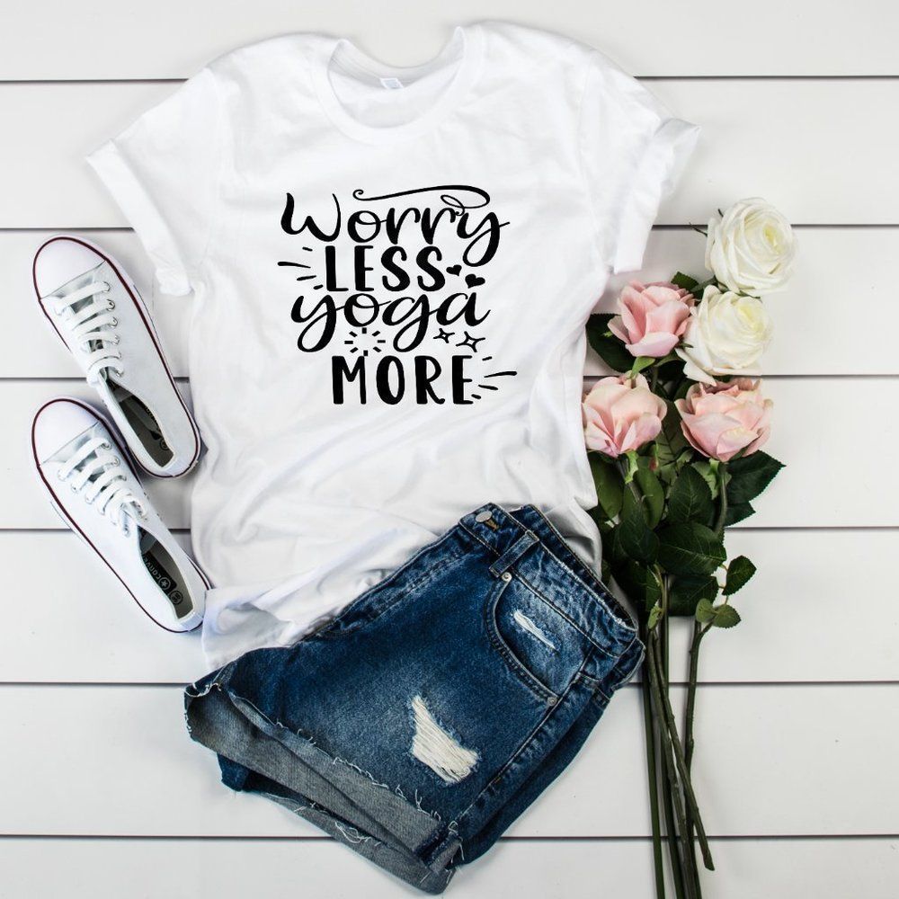 Worry Less Yoga More T-Shirt